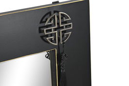 DKD Home Decor Espejo Masako Oriental Negro Dorado 70 x 90 cm