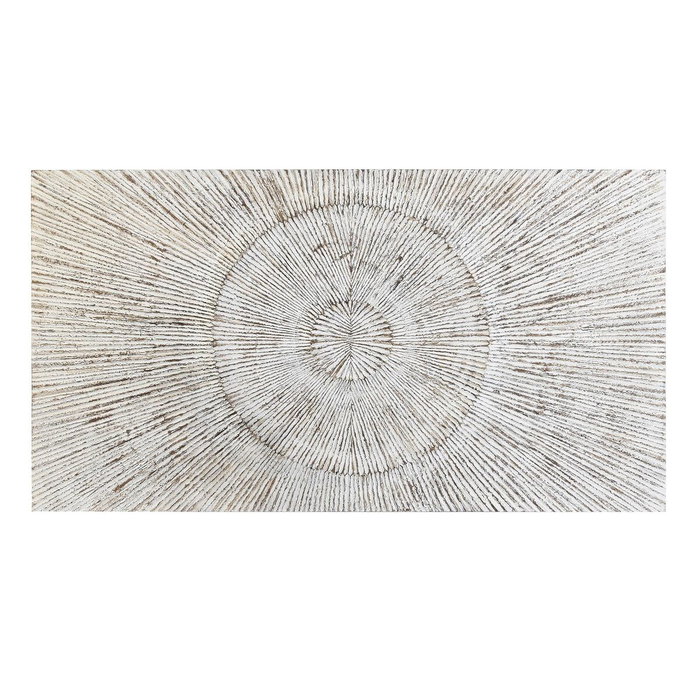 DKD Home Decor Cabecero de Cama MDF 180,5x3,5x100 Decapé Blanco DKD Home Decor Cabecero de Cama MDF 180,5x3,5x100 Decapé Blanco