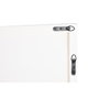 DKD Home Decor Cabecero de Cama MDF 180,5x3,5x100 Decapé Blanco