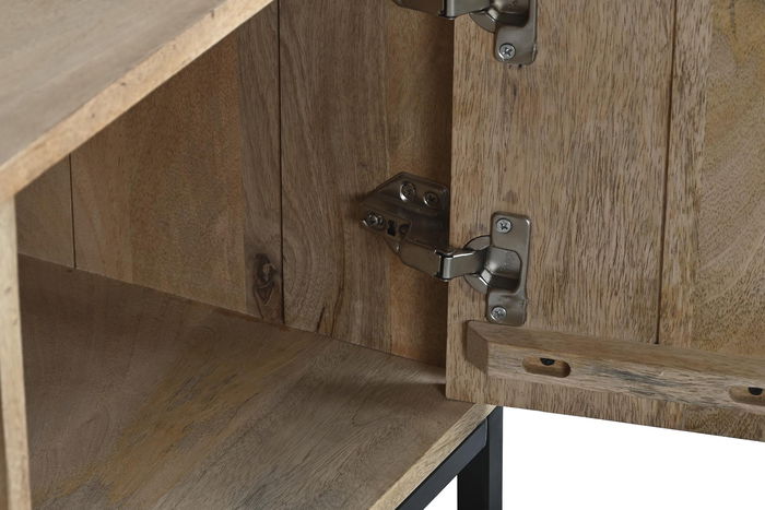 DKD Home Decor Mueble TV Tropical Blanco Natural 50 x 140 x 40 cm