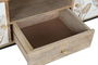 DKD Home Decor Mueble TV Tropical Blanco Natural 50 x 140 x 40 cm