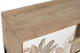 DKD Home Decor Mueble TV Tropical Blanco Natural 50 x 140 x 40 cm