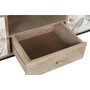 DKD Home Decor Mueble TV Hoja de Mango y Metal Blanco