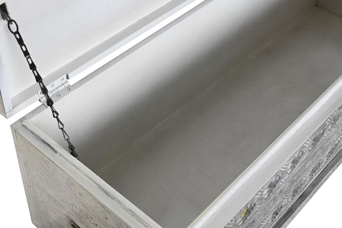 Baul Indio DKD Home Decor Gris Multicolor 116 x 40 x 50 cm