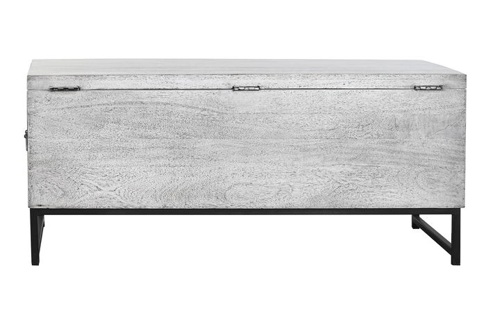 Baul Indio DKD Home Decor Gris Multicolor 116 x 40 x 50 cm