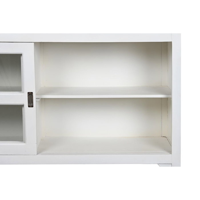DKD Home Decor Buffet Mango y Cristal Gris y Blanco DKD Home Decor Buffet Mango y Cristal Gris y Blanco