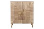 DKD Home Decor Aparador Scandi Marron Claro Dorado Paulownia MDF 100 x 44 x 118 cm