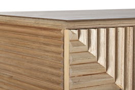 DKD Home Decor Aparador Scandi Marron Claro Dorado Paulownia MDF 100 x 44 x 118 cm