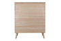 DKD Home Decor Aparador Scandi Marron Claro Dorado Paulownia MDF 100 x 44 x 118 cm