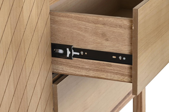 DKD Home Decor Buffet Scandi Marron Claro 40 x 80 x 120 cm