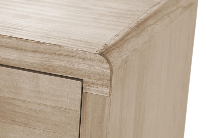 DKD Home Decor Buffet Scandi Marron Claro 40 x 80 x 120 cm