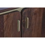 DKD Home Decor Buffet de Acero y Mango Marrón 160x40x81