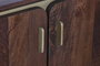 DKD Home Decor Buffet Moderno Marron Acero Mango 160 x 40 x 81 cm