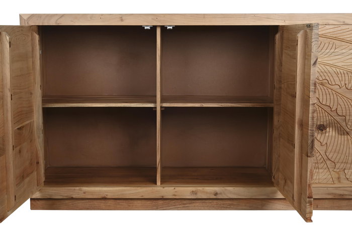 DKD Home Decor Buffet Tropical Acacia MDF Palmera 178 x 46 x 90 cm
