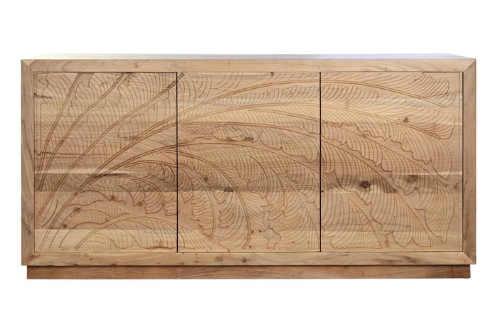 DKD Home Decor Buffet Tropical Acacia MDF Palmera 178 x 46 x 90 cm