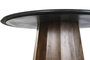 DKD Home Decor Mesa de Comedor Mango y Mármol Negro