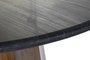 DKD Home Decor Mesa de Comedor Mango y Mármol Negro