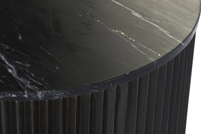 DKD Home Decor Mesa Centro Moderno Negro 61 x 61 x 41 cm