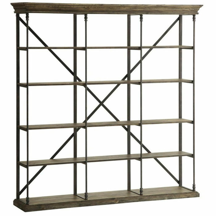 DKD Home Decor Estantería Sheesham y Metal Marrón 213x43x220 DKD Home Decor Estantería Sheesham y Metal Marrón 213x43x220