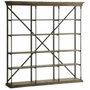 DKD Home Decor Estantería Sheesham y Metal Marrón 213x43x220