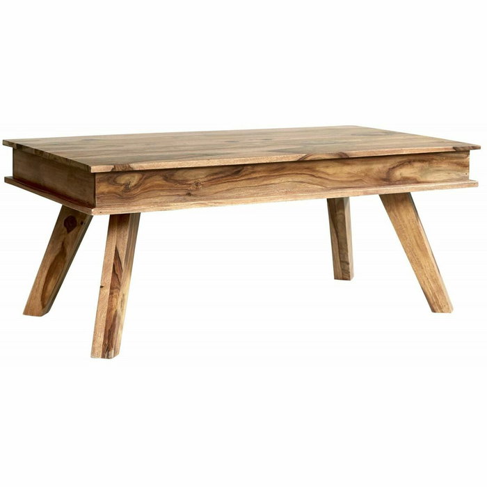 DKD Home Decor Mesa de Centro Sheesham Natural 140x40x45 cm