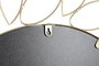 DKD Home Decor Espejo de Pared Metálico Dorado 80x80 cm
