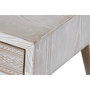 DKD Home Decor Mesa de Centro Abeto y Algodón Blanco 110x60x50