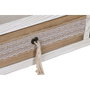 DKD Home Decor Mesa de Centro Abeto y Algodón Blanco 110x60x50