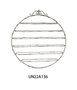 DKD Home Decor Botellero Metal 105x9,5x114 Envejecido Blanco