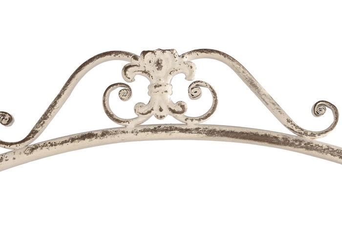 DKD Home Decor Botellero Romantico Blanco Metal 105 x 114 x 9.5 cm