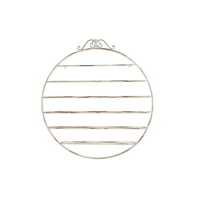 DKD Home Decor Botellero Metal 105x9,5x114 Envejecido Blanco DKD Home Decor Botellero Metal 105x9,5x114 Envejecido Blanco