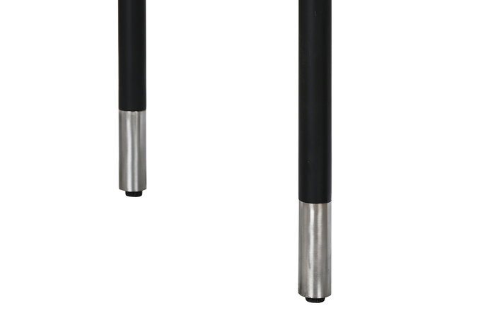 DKD Home Decor Aparador Moderno Negro Gris 2 Puertas 3 Estanterias 100 x 40 x 140 cm