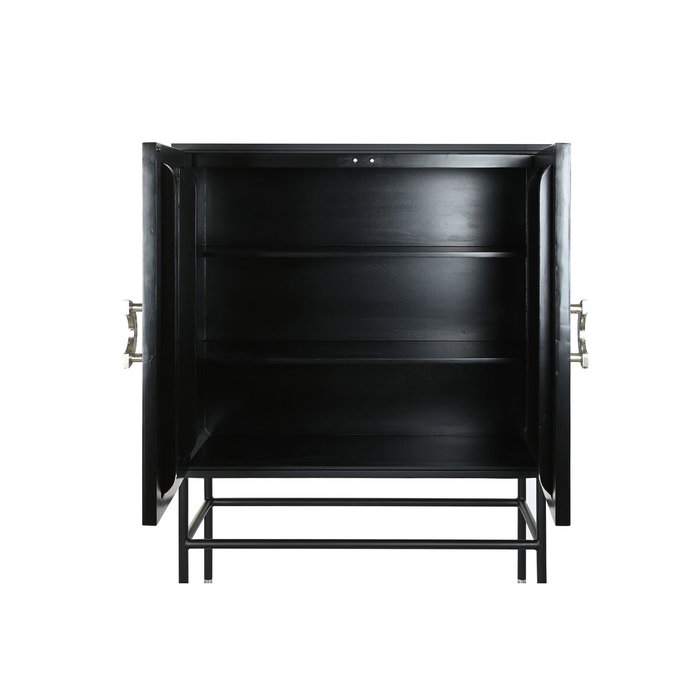 DKD Home Decor Aparador de Taracea Negro, Gris y Blanco DKD Home Decor Aparador de Taracea Negro, Gris y Blanco