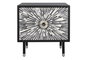 Mesita De Noche Moderno DKD Home Decor Negro Gris 35x51x50 cm