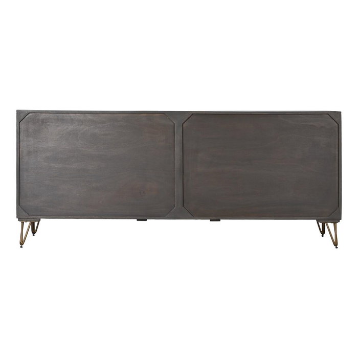 DKD Home Decor Buffet de Mango y Metal Marrón 177x45x77 DKD Home Decor Buffet de Mango y Metal Marrón 177x45x77
