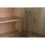 DKD Home Decor Buffet de Mango y Metal Marrón 177x45x77