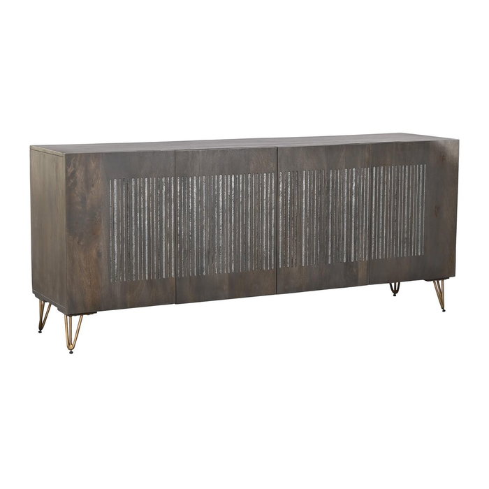 DKD Home Decor Buffet de Mango y Metal Marrón 177x45x77 DKD Home Decor Buffet de Mango y Metal Marrón 177x45x77