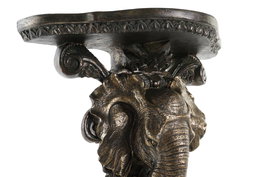 DKD Home Decor Repisa Colonial 16.5 x 36 x 36.5 cm Resina Dorado Negro Elefante