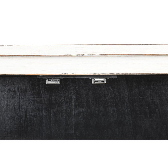 DKD Home Decor Armario Olmo Lacado Blanco