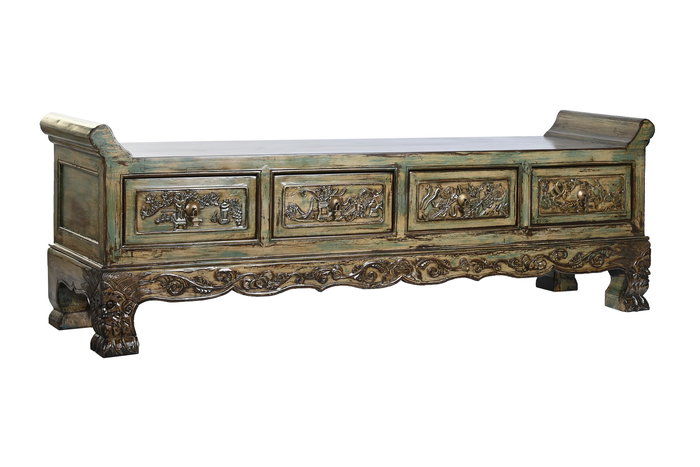 DKD Home Decor Descalzadora Oriental Olmo Multicolor 43 x 58 x 179 cm DKD Home Decor Descalzadora Oriental Olmo Multicolor 43 x 58 x 179 cm