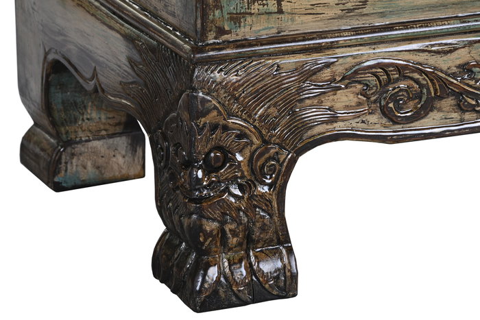 DKD Home Decor Descalzadora Oriental Olmo Multicolor 43 x 58 x 179 cm DKD Home Decor Descalzadora Oriental Olmo Multicolor 43 x 58 x 179 cm