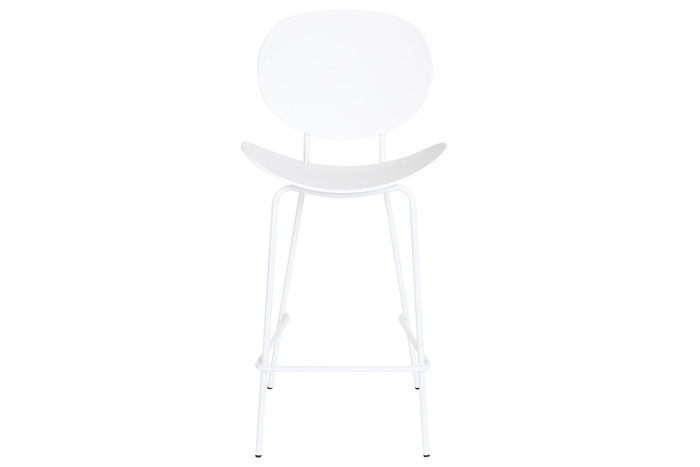 DKD Home Decor Taburete PP y Metal Blanco