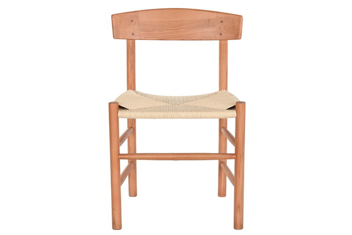 DKD Home Decor Silla Olmo Fibra Marrón