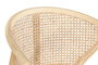 DKD Home Decor Silla Olmo y Ratán Natural