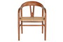 DKD Home Decor Silla Olmo Fibra Marrón