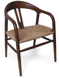 DKD Home Decor Silla Olmo Fibra Marrón