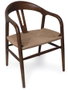 DKD Home Decor Silla Olmo Fibra Marrón