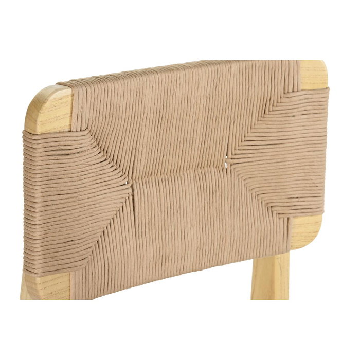 DKD Home Decor Silla Olmo Fibra Natural 42x50x81 cm