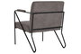 DKD Home Decor Butaca Moderno Gris Poliéster y Metal 69.5 x 76 x 64 cm