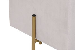 DKD Home Decor Reposapiés Rosa Dorado 45 x 47 x 45 cm